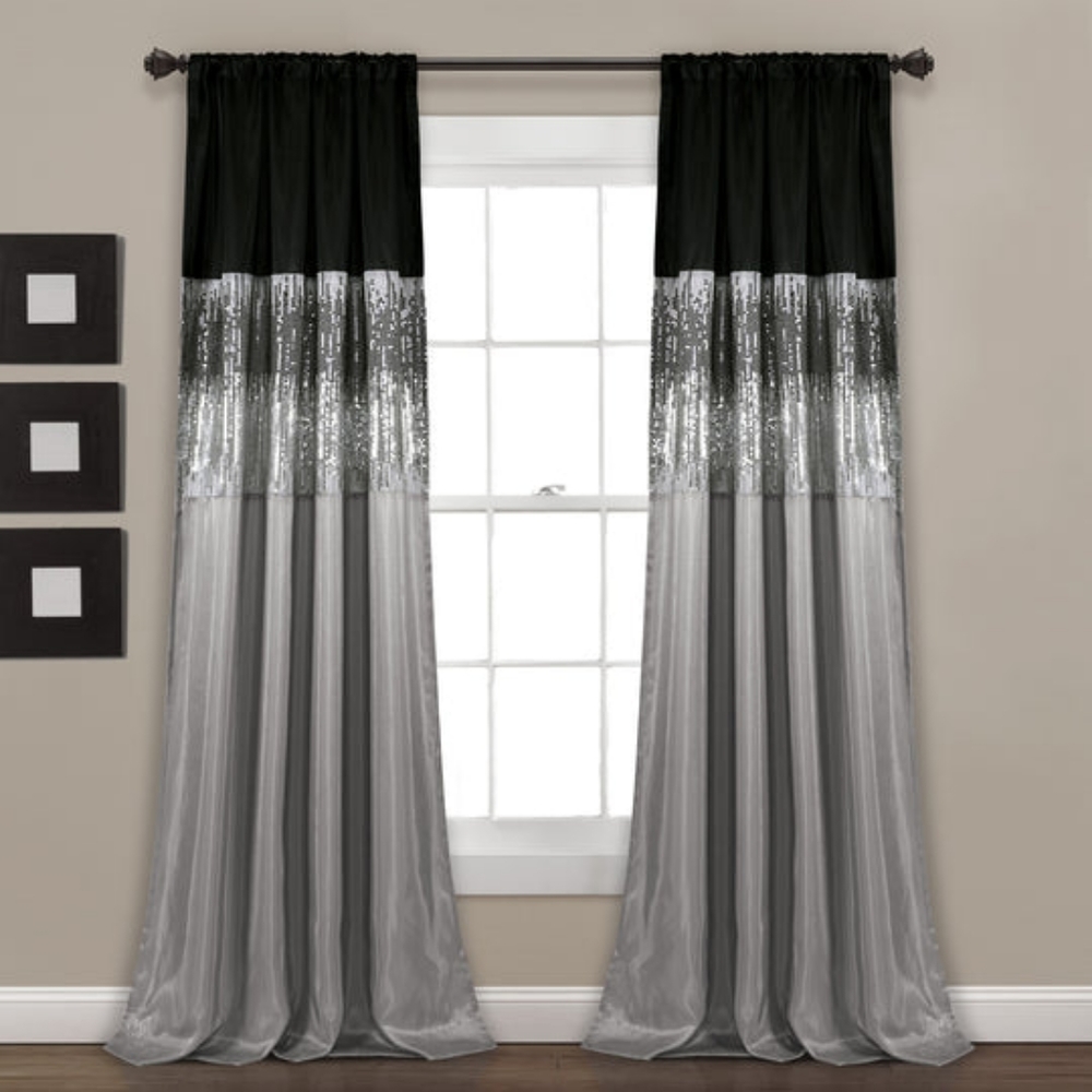 Night Sky Window Curtain Panel 42"x84" Lush Décor